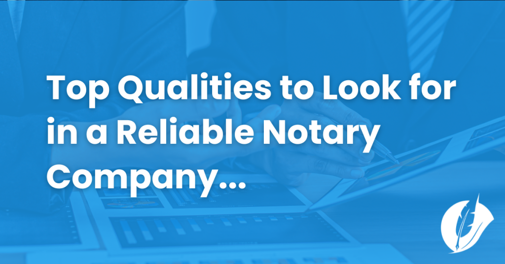 Reliable Notary Company